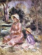 Pierre Renoir Madame Renoir and her Son Pierre Germany oil painting artist